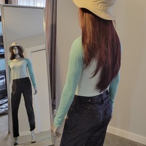 White House Black Market Black Satin Pants. (Item #11)